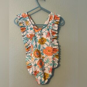 NWT. Starting Out floral swimsuit. 18-24 months.